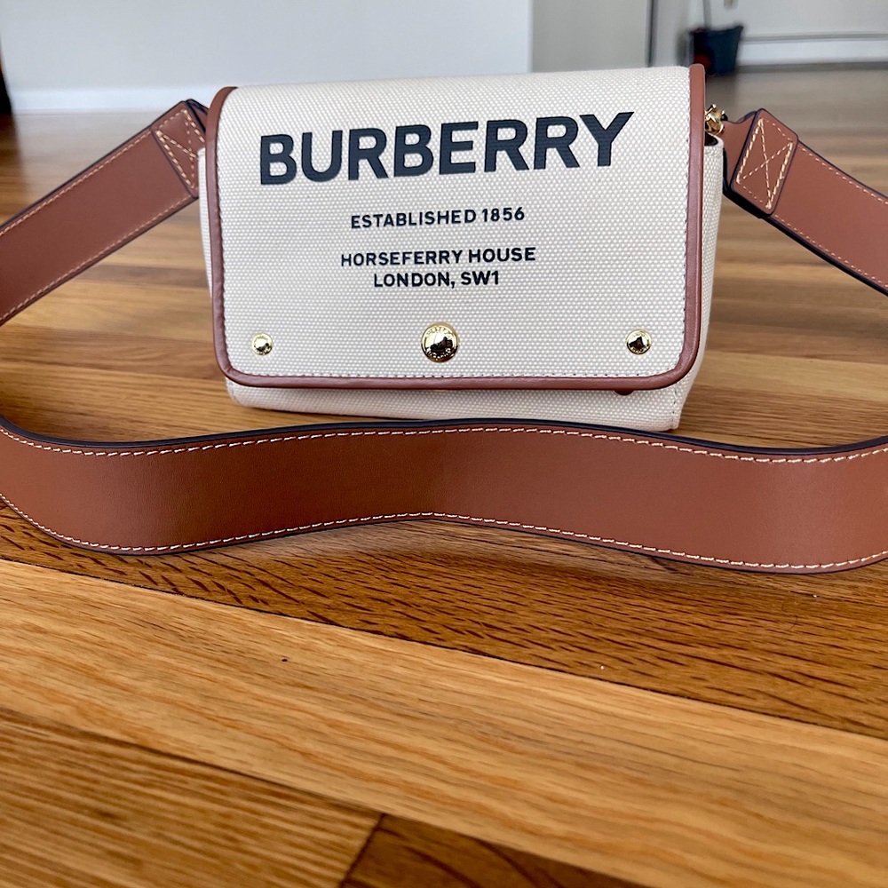 Burberry horseferry print canvas crossbody bag